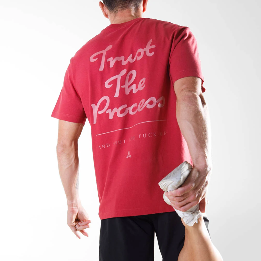 T-shirt Unisexe Light Oversize | Trust the process | Terre rouge